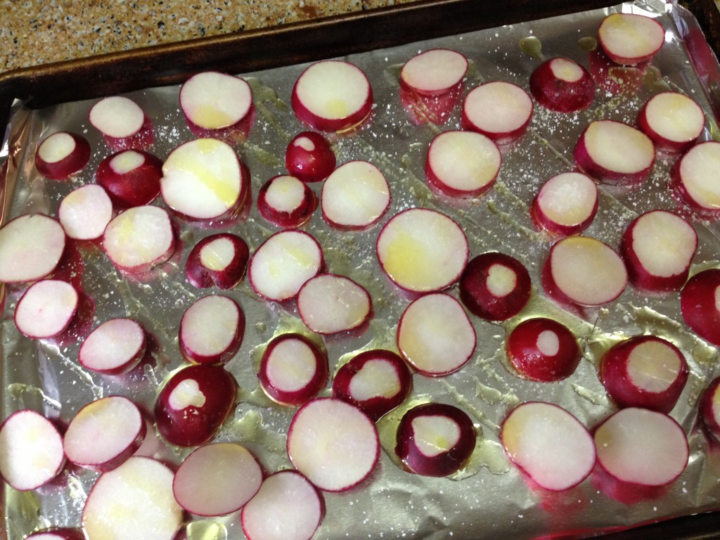 cacio e pepe pizza with roasted radishes {the kosher foodies}