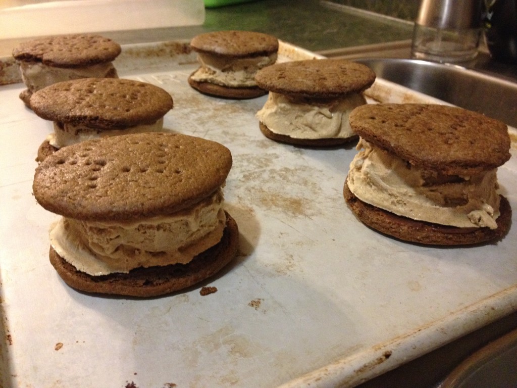 smores ice cream sandwiches