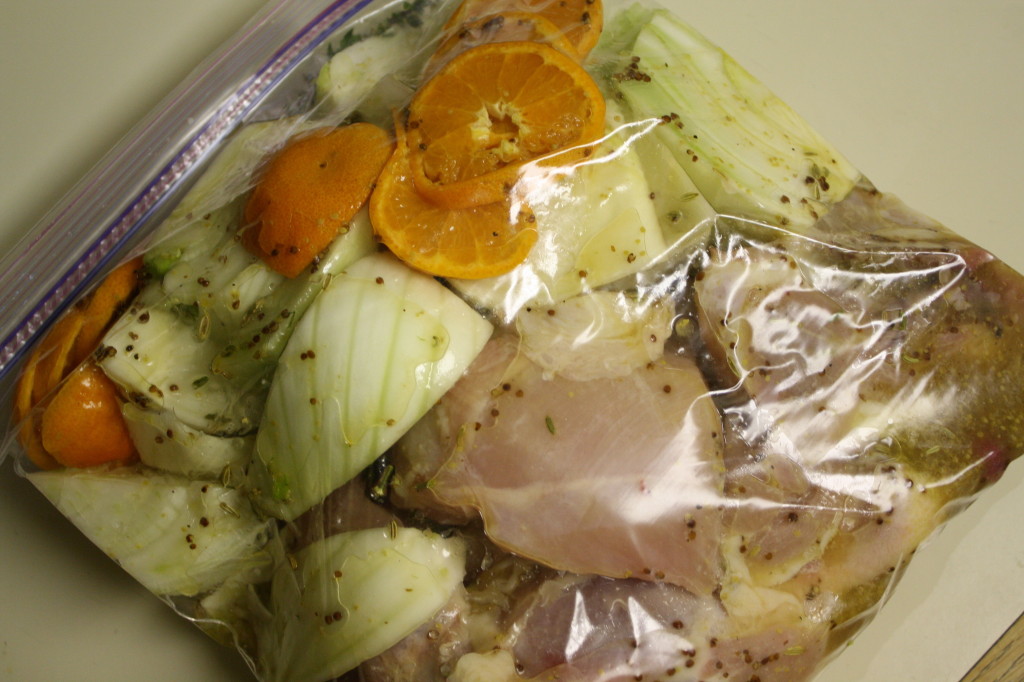 roast chicken with arak & clementines {the kosher foodies}