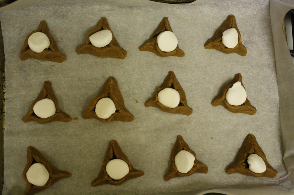 s'mores hamentaschen {the kosher foodies}