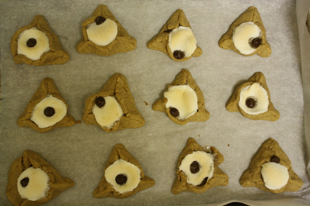 s'mores hamentaschen {the kosher foodies}