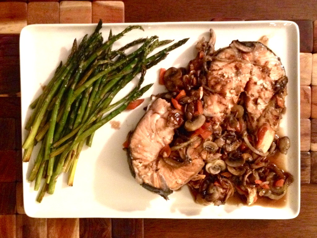 kosher for passover cola-glazed salmon {the kosher foodies}