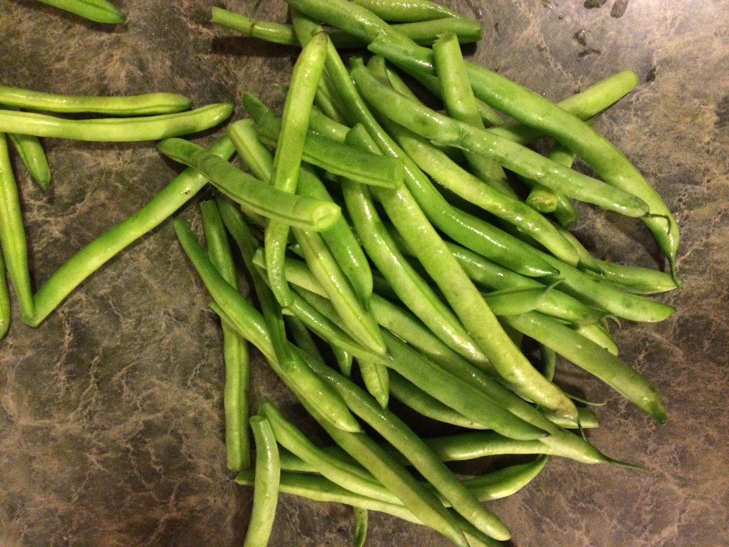 facon-wrapped string beans