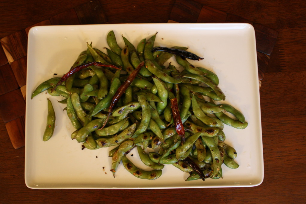 spicy edamame {the kosher foodies}