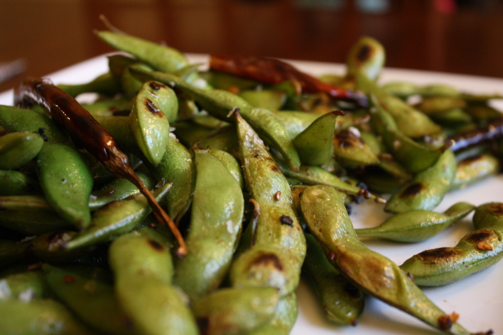 spicy edamame {the kosher foodies}