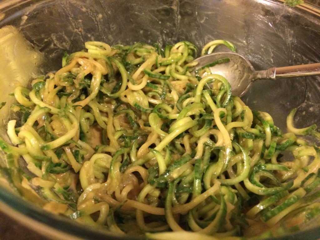 spiralized cukes by the kosher foodies